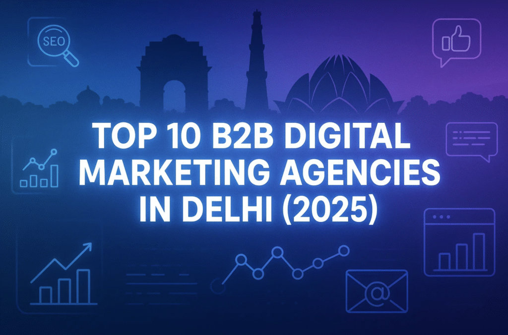 Top 10 B2B Digital Marketing Agencies in Delhi (2025) - Xenia Consulting